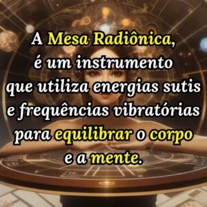 Autoconhecimento com Mesa Radiônica para Ansiedade. Um instrumento que utiliza energias sutis vibracionais para equilibrar o corpo e a mente.