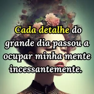 Mente Ansiosa para Ser Madrinha. A ansiedade não era um obstáculo intransponível, mas sim uma oportunidade de crescimento pessoal.