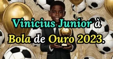 Vinicius Junior à Bola de Ouro 2023