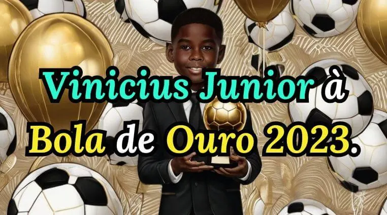 Vinicius Junior à Bola de Ouro 2023